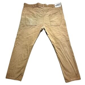 Railcar Fine Goods Pants Mens 41x29 Tan Canvas Work Chino Jeans Made In USA